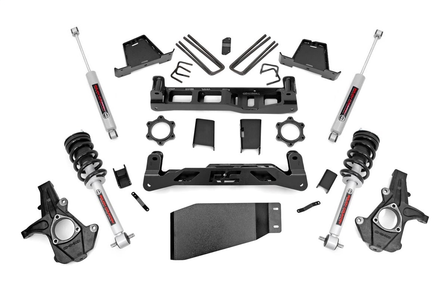 Rough Country 26431 - 7.5 Inch Lift Kit - N3 Struts - Chevy/GMC 1500 4WD (07-13)