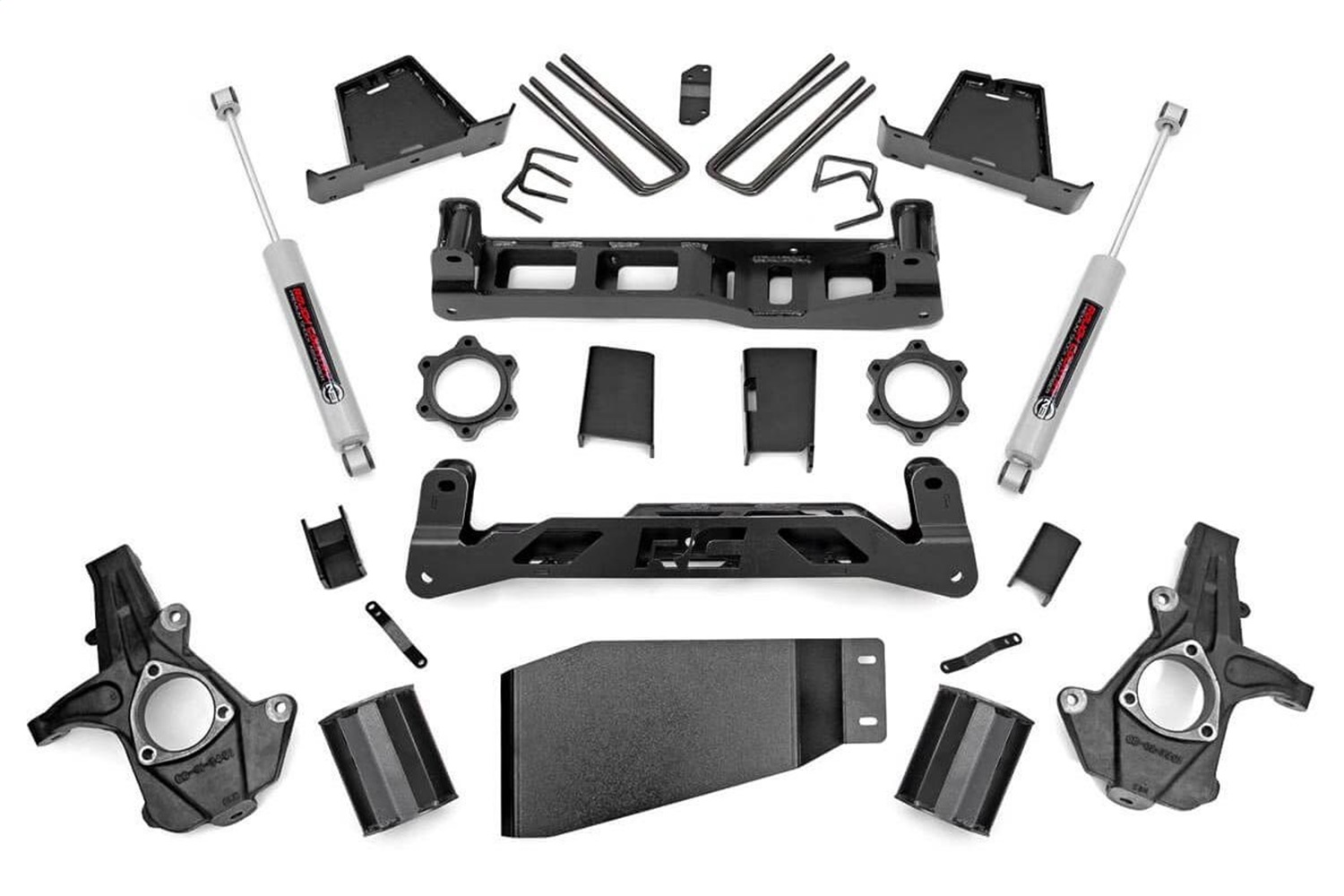 Rough Country 26430 - 7.5 Inch Lift Kit - Chevy Silverado & GMC Sierra 1500 4WD (2007-2013)