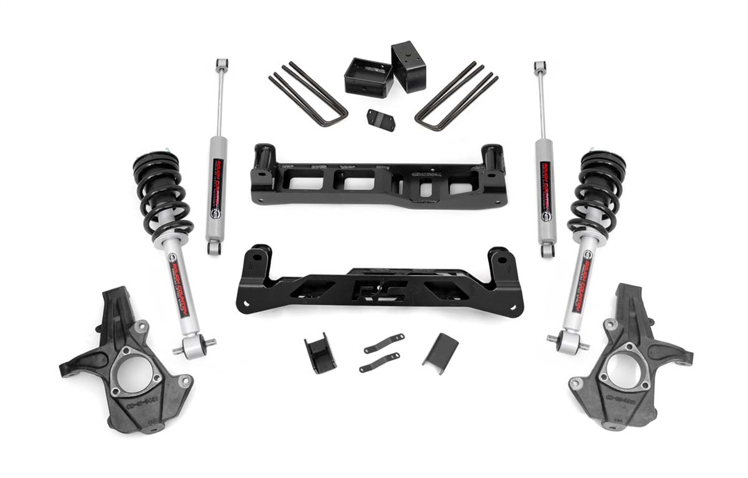 Rough Country 26131 - 5 Inch Lift Kit - N3 Struts - Chevy/GMC 1500 2WD (07-13)