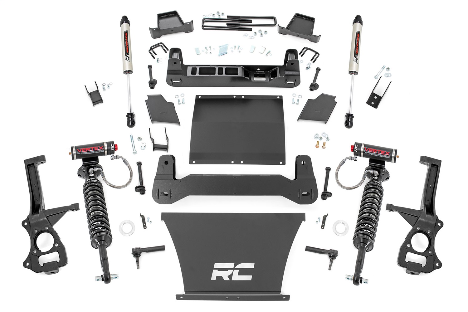 Rough Country 27557 - 4 Inch Lift Kit - AT4/Trailboss - Vertex/V2 - Chevy/GMC 1500 (19-24)