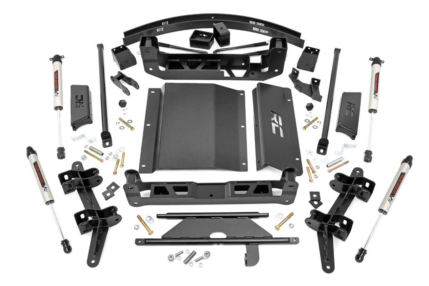 Rough Country 27670 - 6 Inch Lift Kit - V2 - Chevy C1500/K1500 Truck & SUV 4WD (1988-1999)