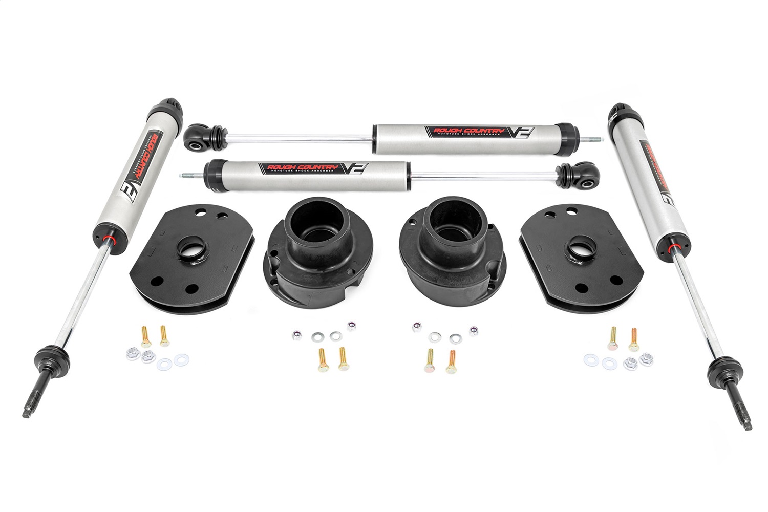 Rough Country 30270 - 2.5 Inch Lift Kit - V2 - Ram 2500 4WD (2014-2024)