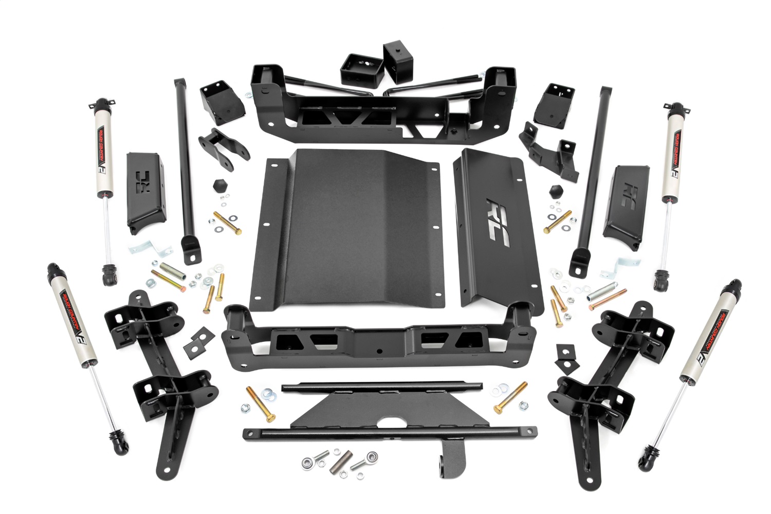 Rough Country 27470 - 4 Inch Lift Kit - V2 - Chevy C1500/K1500 Truck & SUV 4WD (1988-1999)