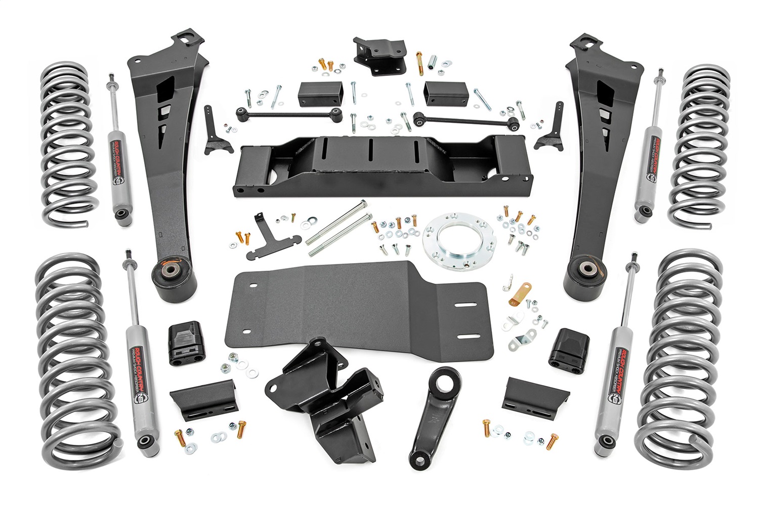 Rough Country 38330 - 5 Inch Lift Kit - Dual Rate Coils - Non-AISIN - Ram 2500 4WD (2019-2024)