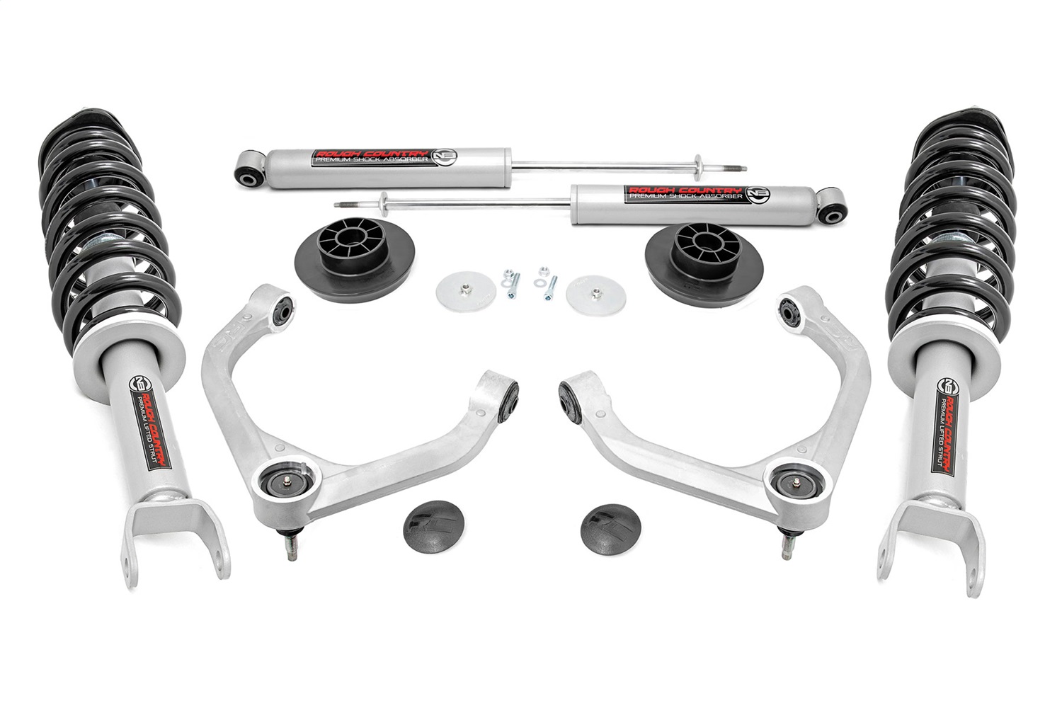 Rough Country 31431 - 3.5 Inch Lift Kit - N3 Struts - Ram 1500 2WD/4WD (2019-2025)