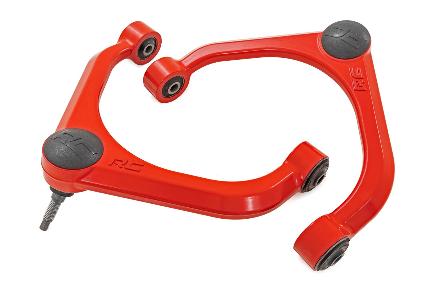 Rough Country 31902RED - Red Forged Upper Control Arms - OE Upgrade - Ram 1500 4WD (2012-2025 & Classic)