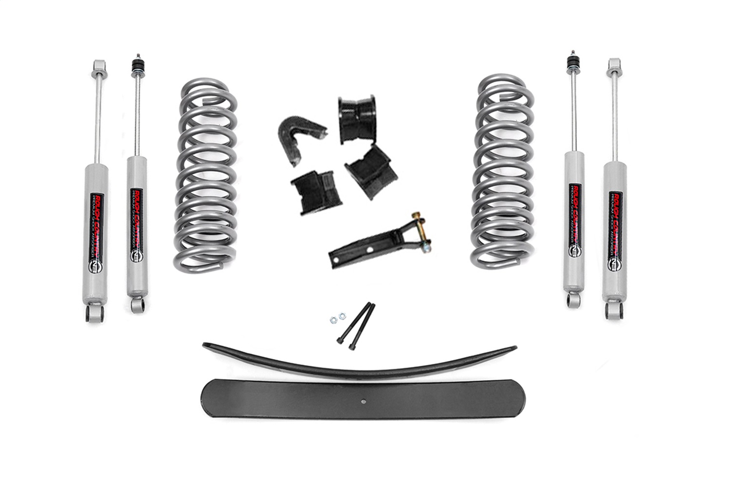Rough Country 400-70-7630 - 2.5 Inch Lift Kit - Ford F-100 4WD (1970-1976)