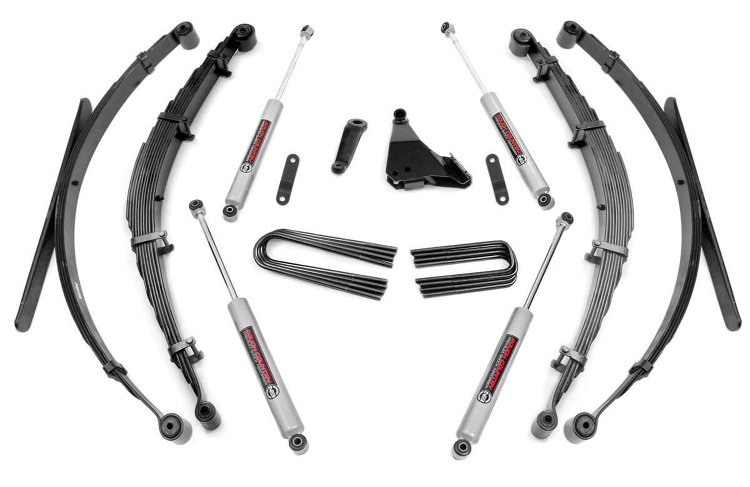 Rough Country 49730 - 6 Inch Lift Kit - Rear Springs - Ford F-250/F-350 Super Duty 4WD (1999-2004)