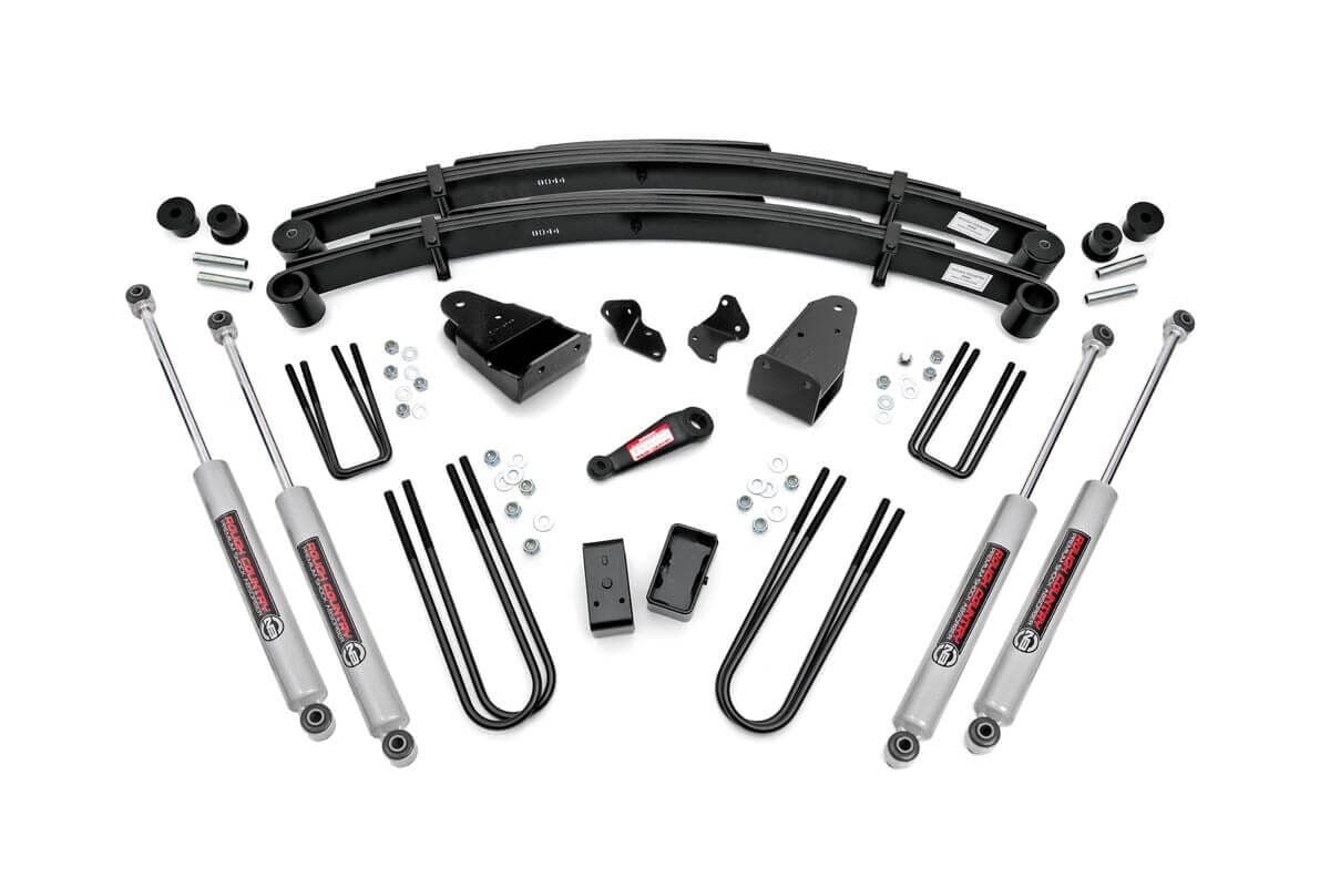 Rough Country 490-87UP30 - 4 Inch Lift Kit - Ford F-250 4WD (1987-1997)