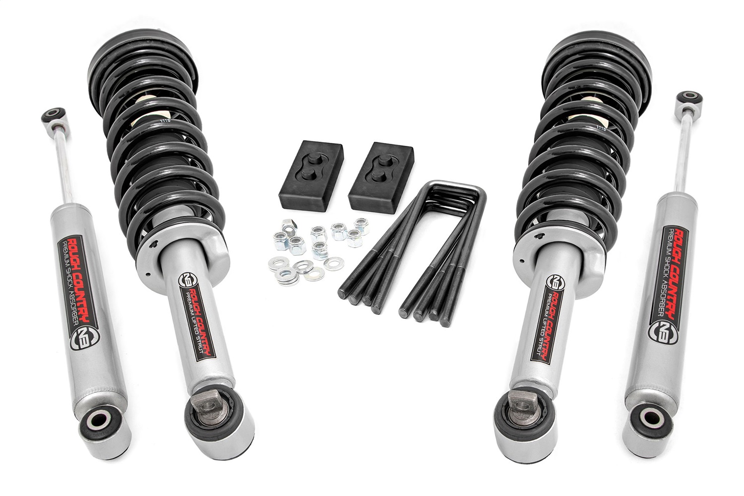 Rough Country 50006 - 2 Inch Lift Kit - N3 Struts/N3 - Ford F-150 4WD (2014-2020)