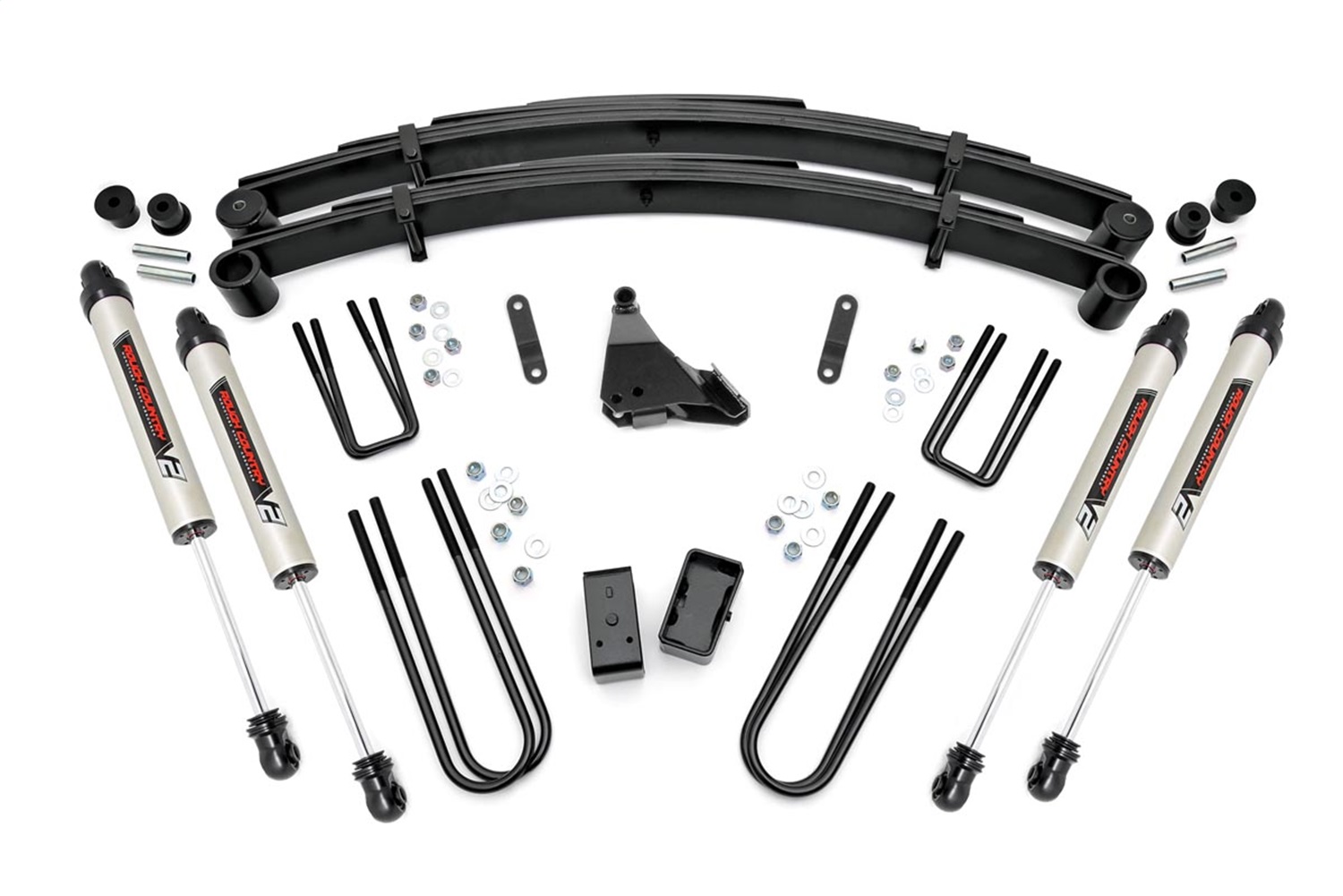 Rough Country 49570 - 4 Inch Lift Kit - Rear Blocks - V2 - Ford F-250/F-350 Super Duty 4WD (99-04) Rough Country 49570 - 4 Inch Lift Kit - Rear Blocks - V2 - Ford F-250/F-350 Super Duty 4WD (99-04)