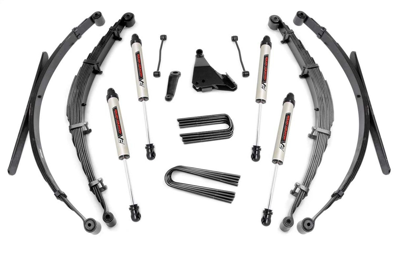 Rough Country 49270 - 6 Inch Lift Kit - Rear Springs - V2 - Ford F-250/F-350 Super Duty 4WD (1999) Rough Country 49270 - 6 Inch Lift Kit - Rear Springs - V2 - Ford F-250/F-350 Super Duty 4WD (1999)
