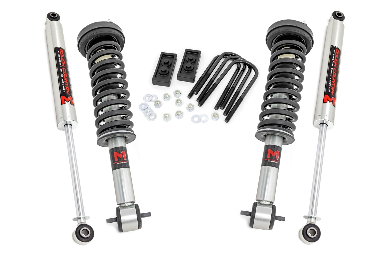 Rough Country 50040 - 2 Inch Lift Kit - M1 Struts/M1 - Ford F-150 4WD (2014-2020)