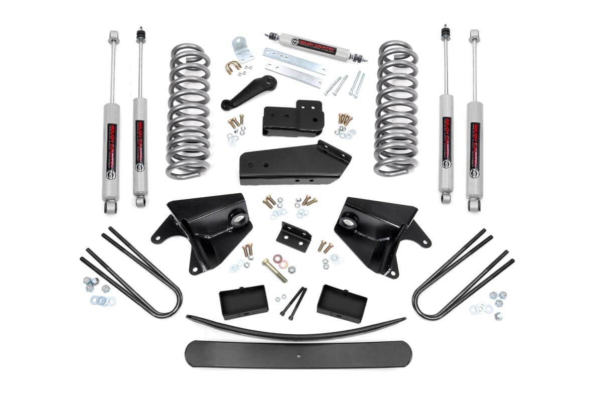 Rough Country 470.20 - 6 Inch Lift Kit - Rear Blocks - Ford Bronco/F-150 4WD (1980-1996)