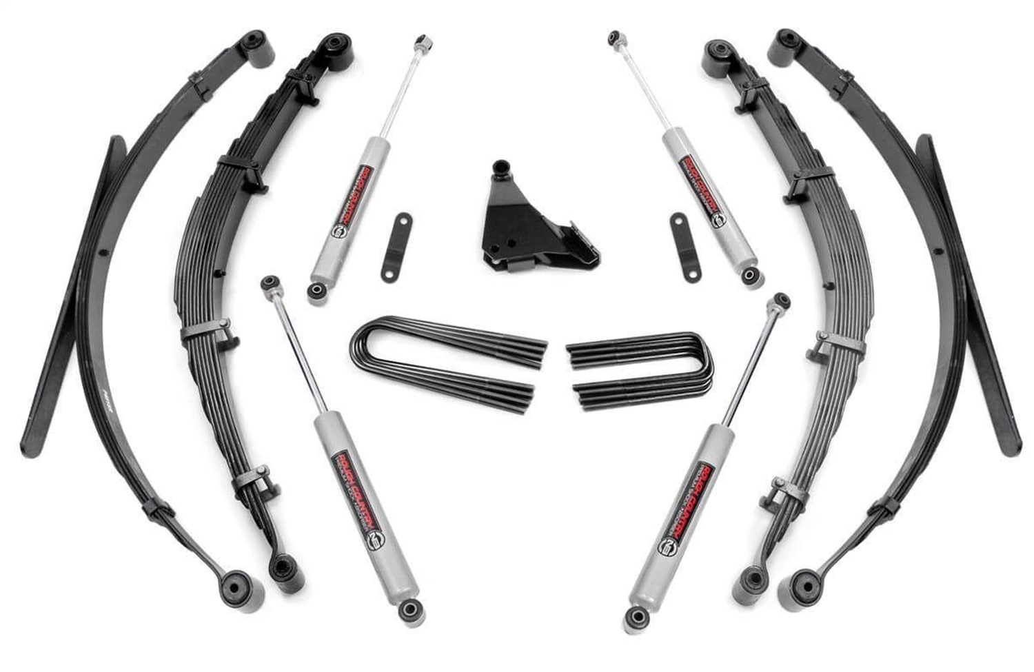 Rough Country 50130 - 4 Inch Lift Kit - Rear Springs - Ford F-250/F-350 Super Duty 4WD (1999-2004)