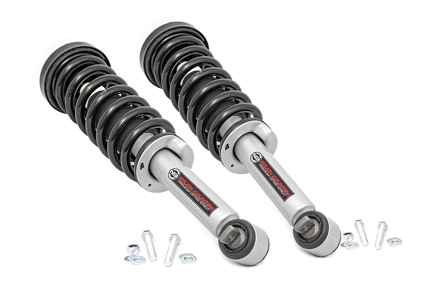 Rough Country 501068 - N3 Leveling Struts - 2 Inch - Loaded Strut - Ford F-150 4WD (2014-2024)