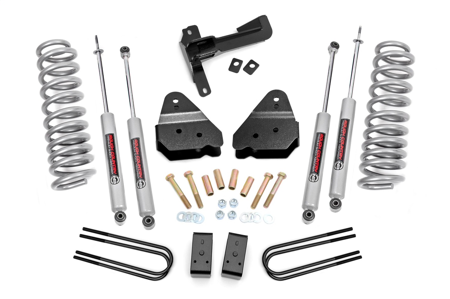 Rough Country 50222 - 3 Inch Lift Kit - N3 - Front Gas Coils - Ford F-250 Super Duty 4WD (17-22)