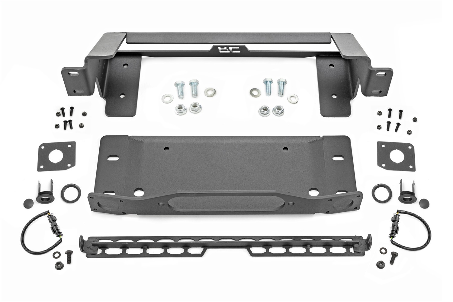 Rough Country 51066 - High Winch Mount - All Models - Ford Bronco 4WD (2021-2024) Rough Country 51066 - High Winch Mount - All Models - Ford Bronco 4WD (2021-2024)