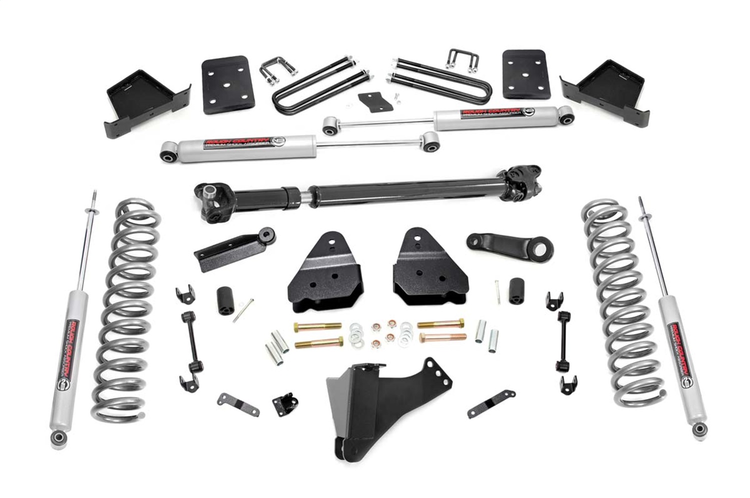 Rough Country 51321 - 6 Inch Lift Kit - No OVLDS - D/S - Ford F-250/F-350 Super Duty 4WD (17-22)