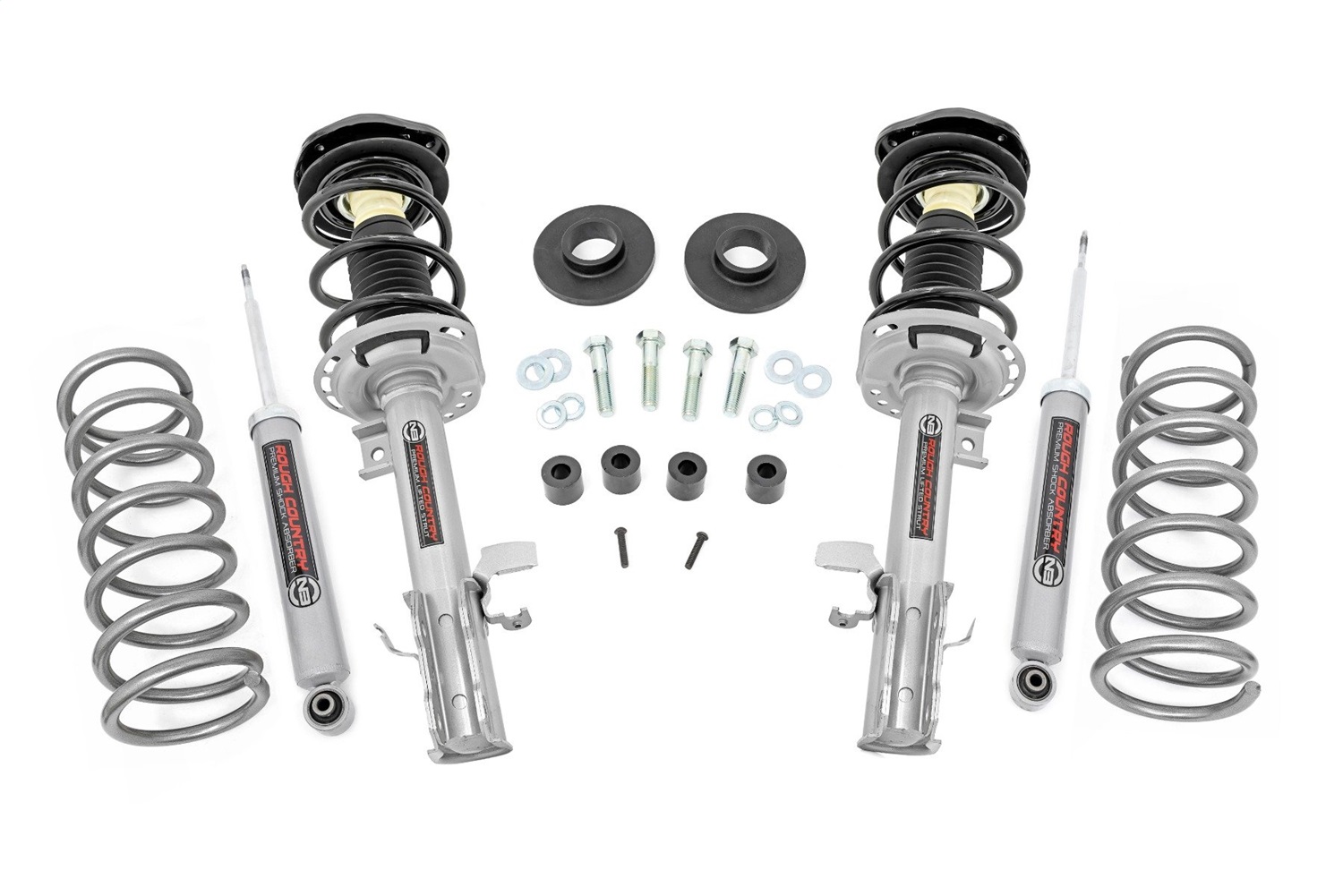 Rough Country 51364 - 2 Inch Lift Strut Kit - Ford Maverick 4WD (2022-2024)