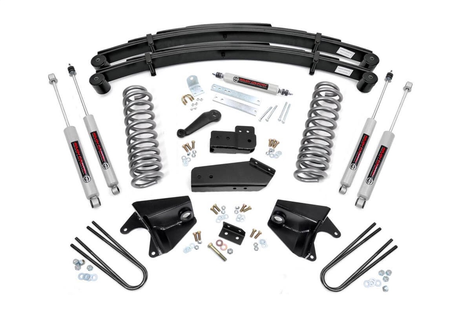 Rough Country 52030 - 4 Inch Lift Kit - Rear Springs - Ford F-150 4WD (1980-1996)