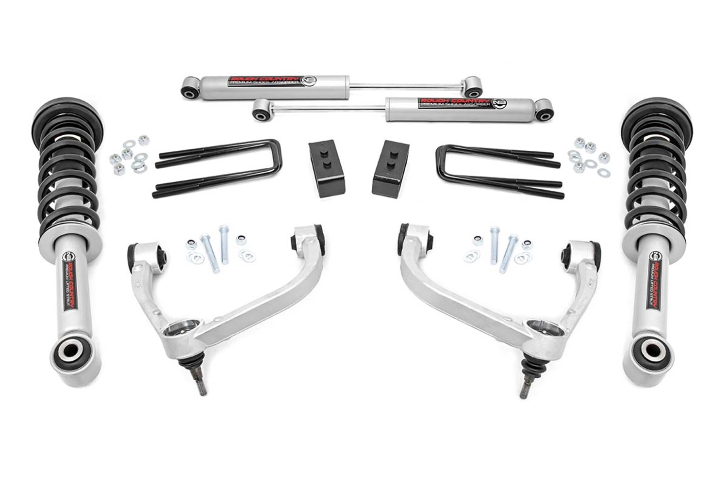 Rough Country 54431 - 3 Inch Lift Kit - N3 Struts - Ford F-150 4WD (2009-2013)