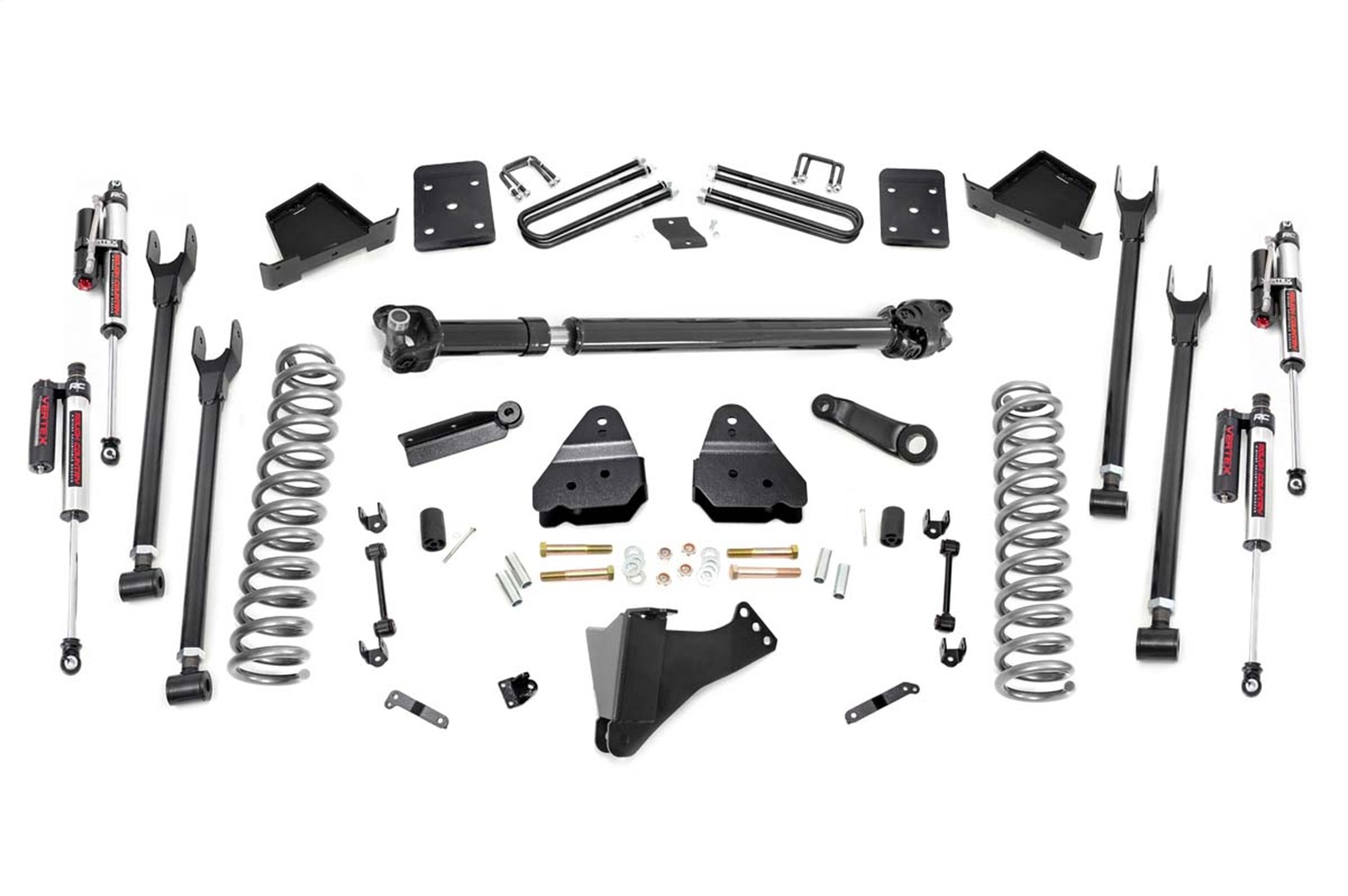 Rough Country 52651 - 6 Inch Lift Kit - 4-Link - No OVLD - D/S - Vertex - Ford F-250/F-350 Super Duty (17-22)