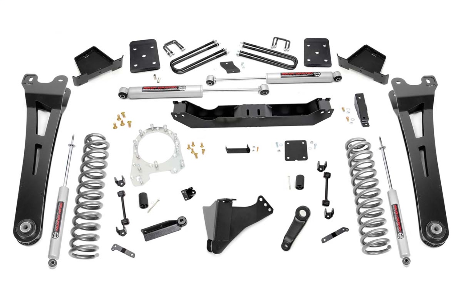Rough Country 55630 - 6 Inch Lift Kit - R/A - No OVLD - Ford F-250/F-350 Super Duty 4WD (2017-2022)