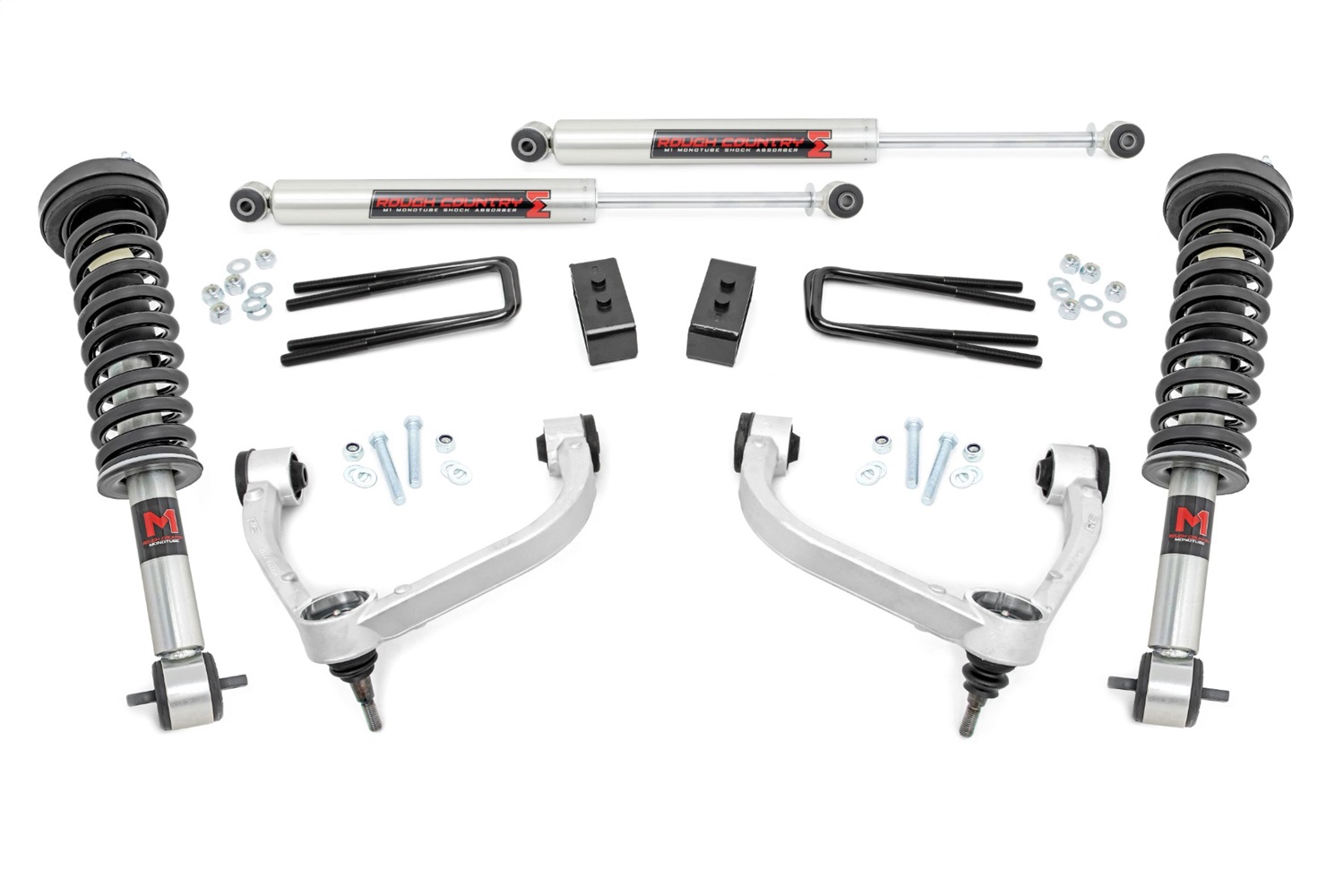 Rough Country 54540 - 3 Inch Lift Kit - M1 Struts - Ford F-150 4WD (2014-2020)