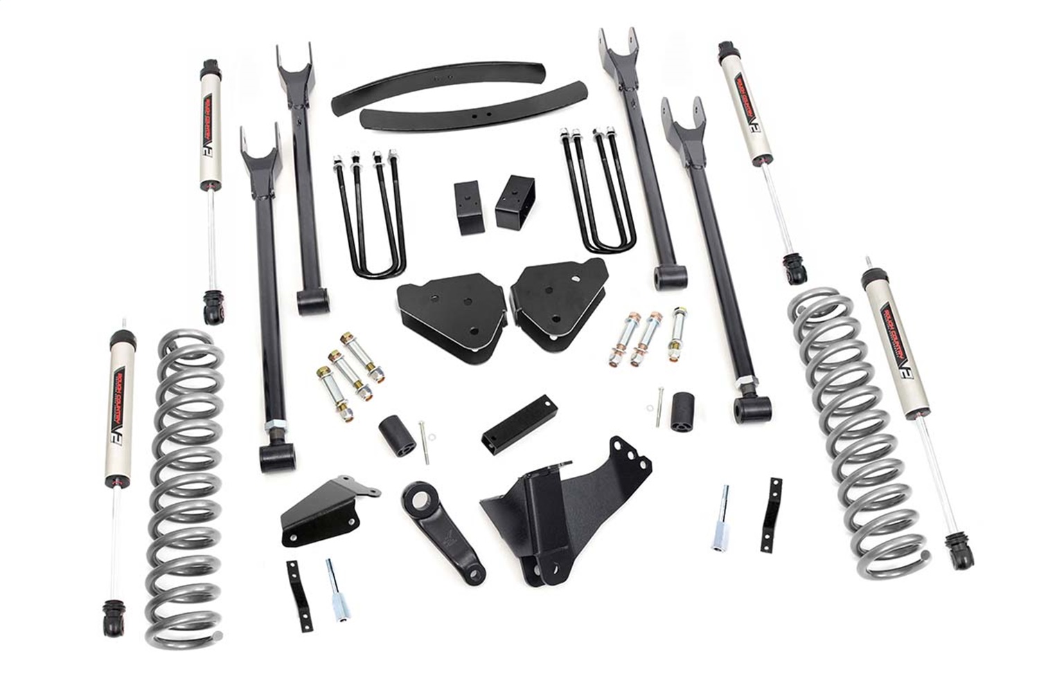 Rough Country 58170 - 6 Inch Lift Kit - Gas - 4 Link - OVLDS - V2 - Ford F-250/F-350 Super Duty (05-07) Rough Country 58170 - 6 Inch Lift Kit - Gas - 4 Link - OVLDS - V2 - Ford F-250/F-350 Super Duty (05-07)