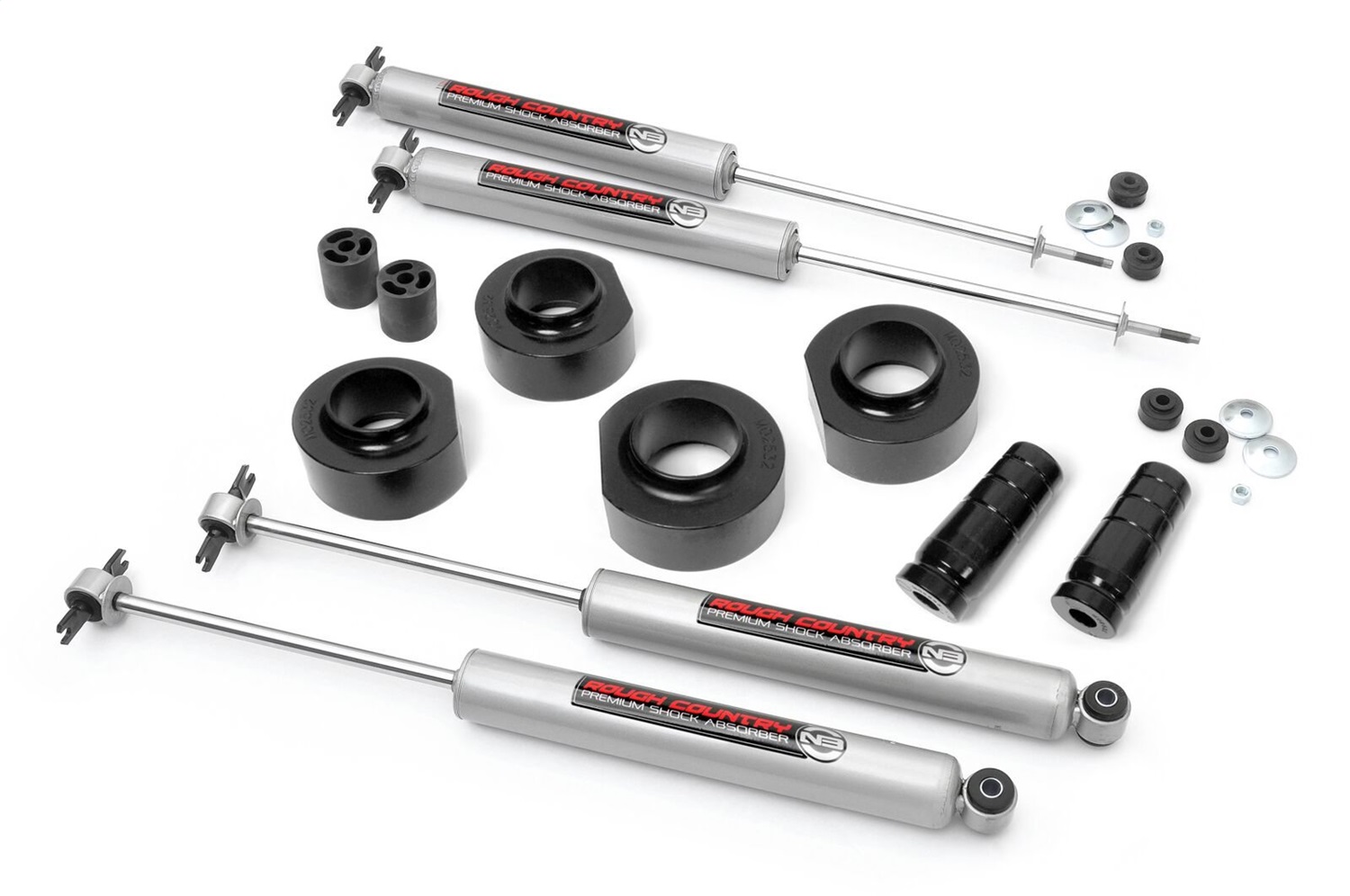 Rough Country 65030 - 1.5 Inch Lift Kit - N3 - Jeep Wrangler TJ (97-06)/Wrangler Unlimited (04-06)