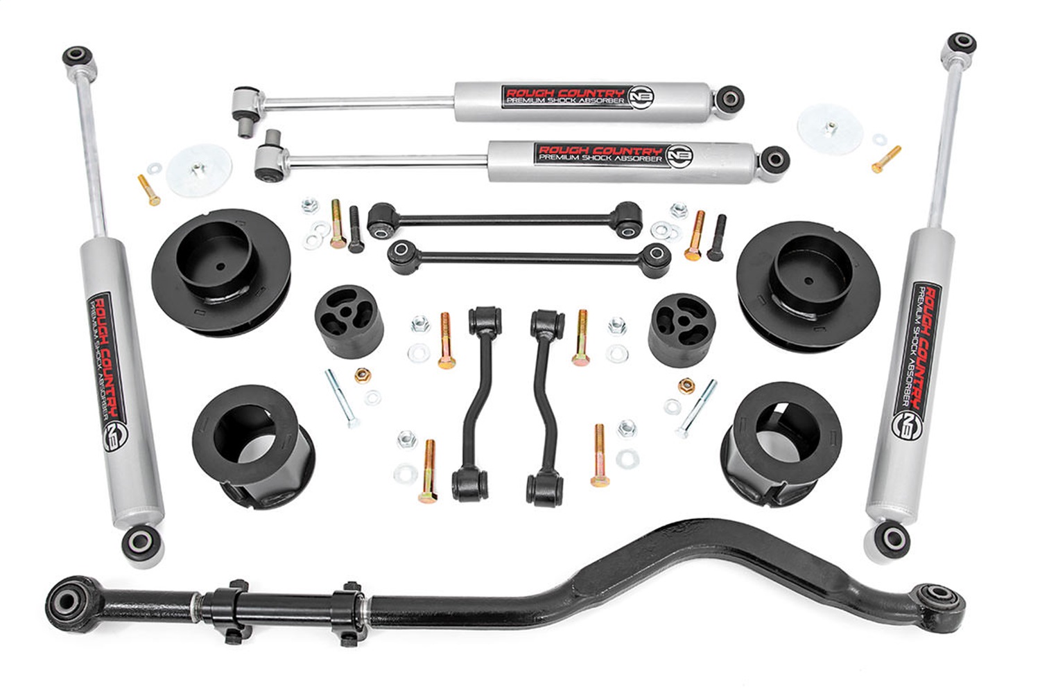 Rough Country 63730 - 3.5 Inch Lift Kit - Spacers - Jeep Gladiator JT 4WD (2020-2023)