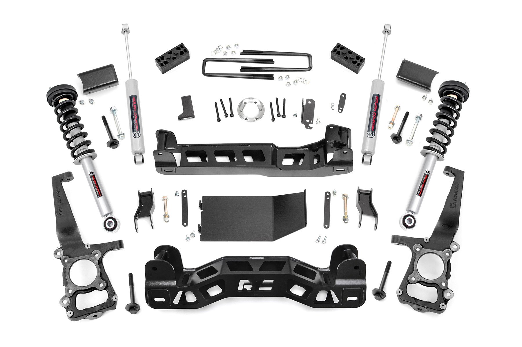 Rough Country 59931 - 4 Inch Lift Kit - N3 Struts - Ford F-150 4WD (2009-2010) Rough Country 59931 - 4 Inch Lift Kit - N3 Struts - Ford F-150 4WD (2009-2010)