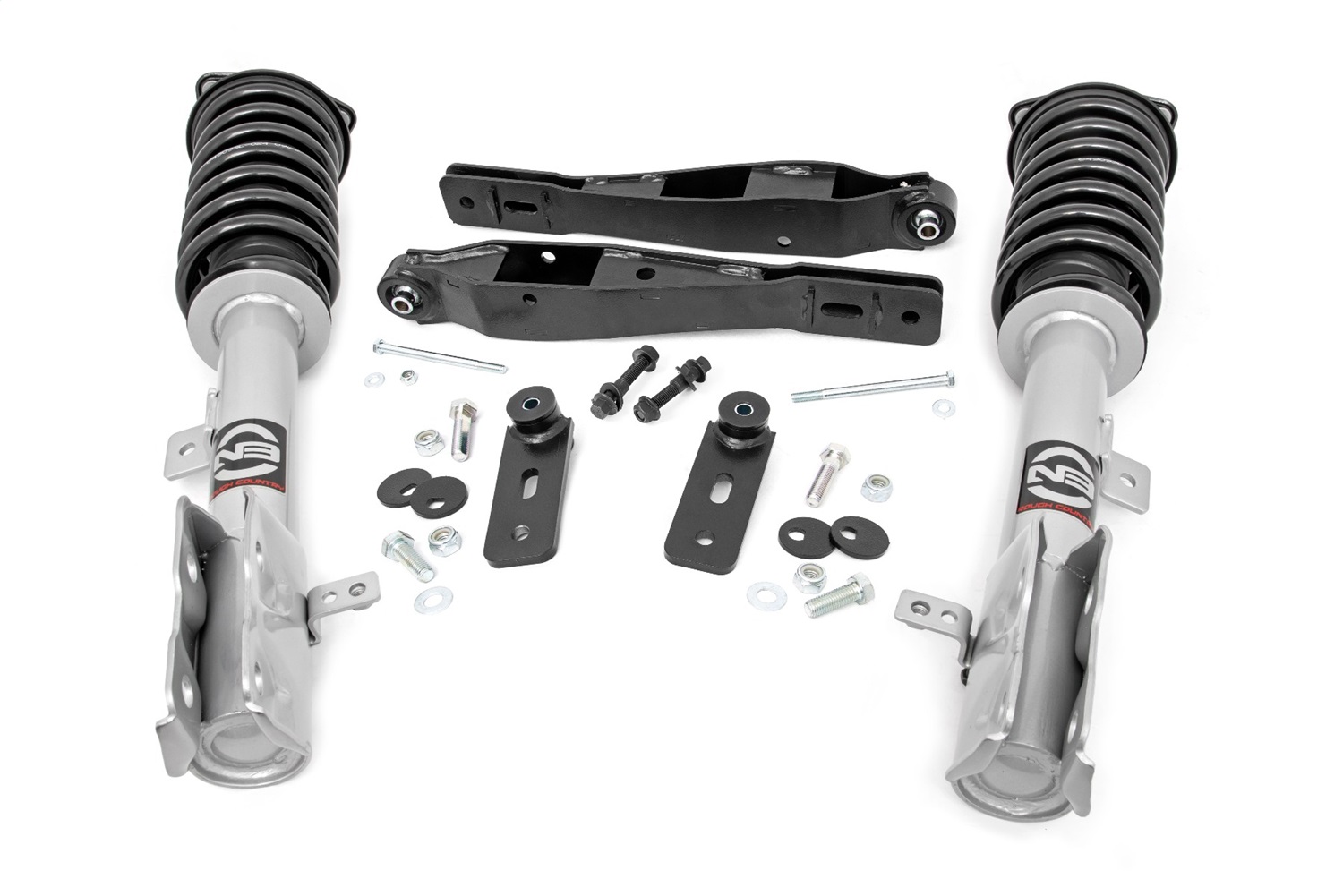 Rough Country 66531 - 2 Inch Lift Kit - N3 Front Struts - Jeep Compass 4WD (2007-2016)