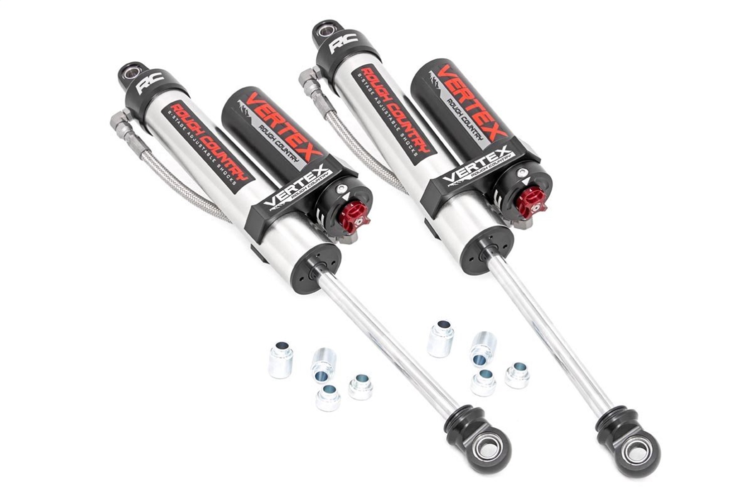 Rough Country 699026 - Vertex 2.5 Adjustable Rear Shocks - 6 inch - Jeep Gladiator JT 4WD (2020-2024)