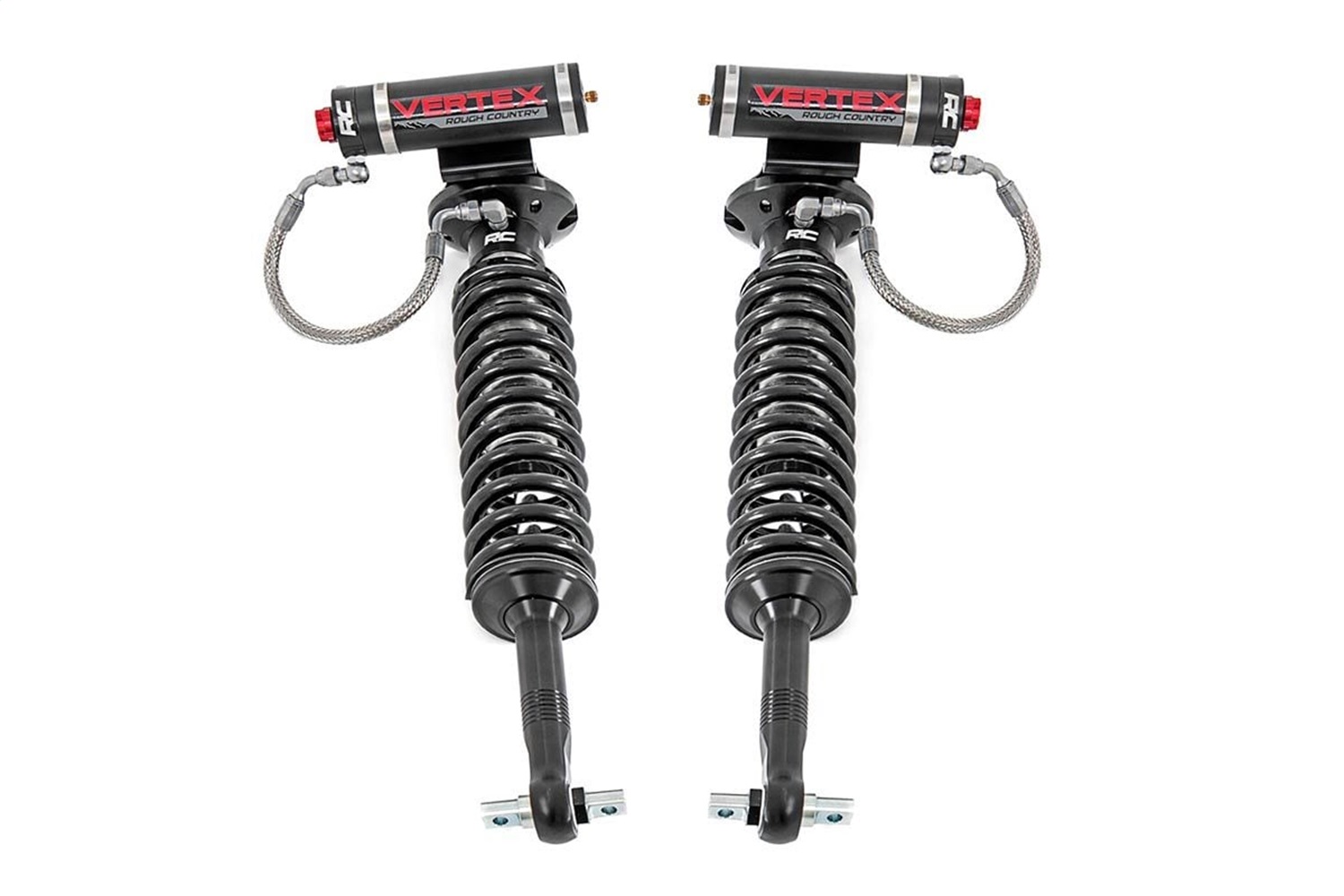 Rough Country 689001 - Vertex 2.5 Adjustable Coilovers - Front - 6-7.5 inch - Chevy/GMC 1500 (07-18 & Classic)