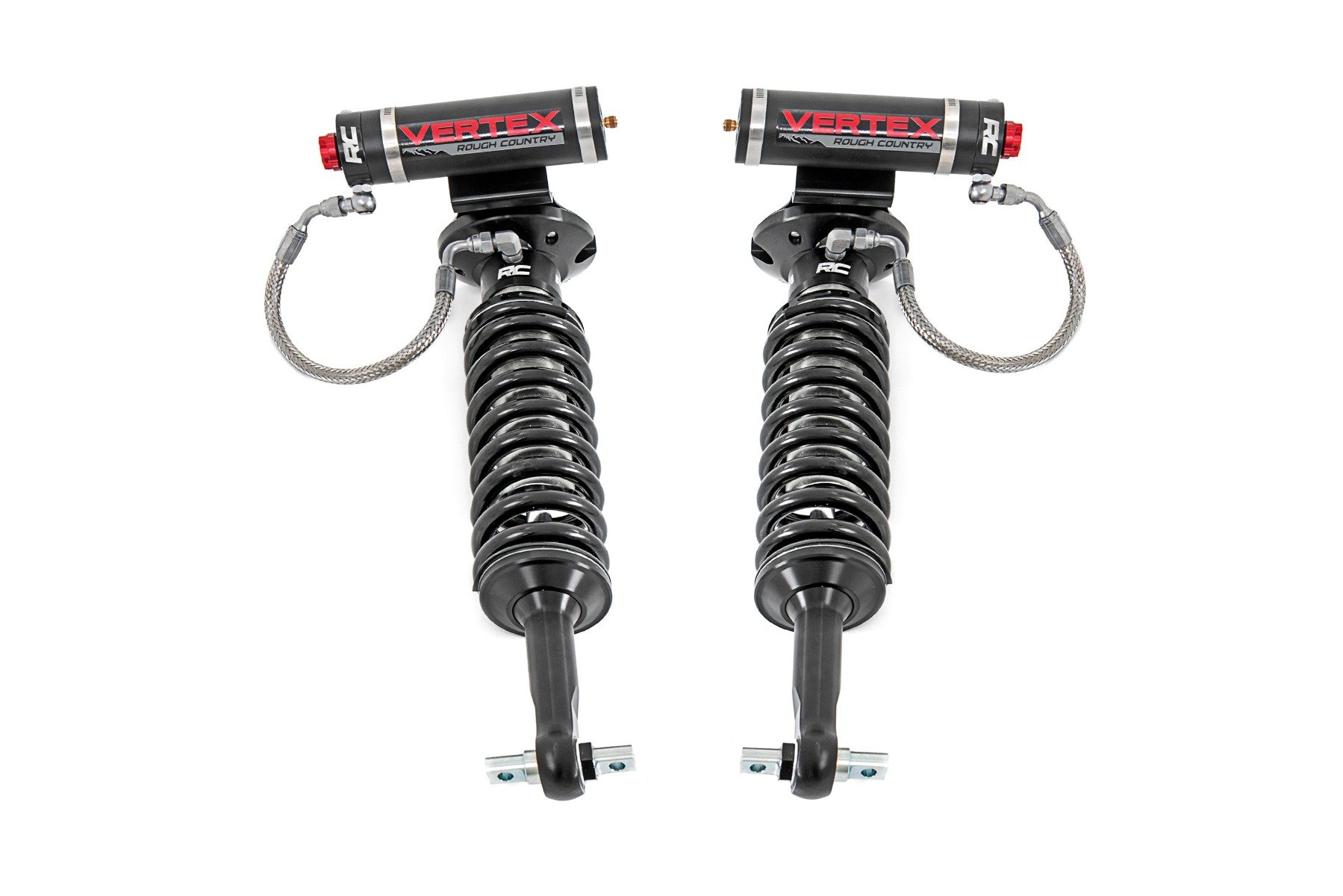 Rough Country 689032 - Vertex 2.5 Adjustable Coilovers - Front - 3.5 inch - Chevy/GMC 1500 (19-24)