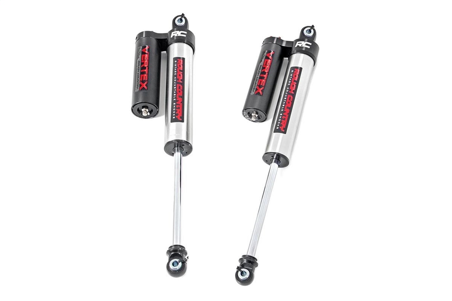Rough Country 699002 - Vertex 2.5 Adjustable Rear Shocks - 4-6.5 inch - Ford F-150 4WD (2014-2024) Rough Country 699002 - Vertex 2.5 Adjustable Rear Shocks - 4-6.5 inch - Ford F-150 4WD (2014-2024)