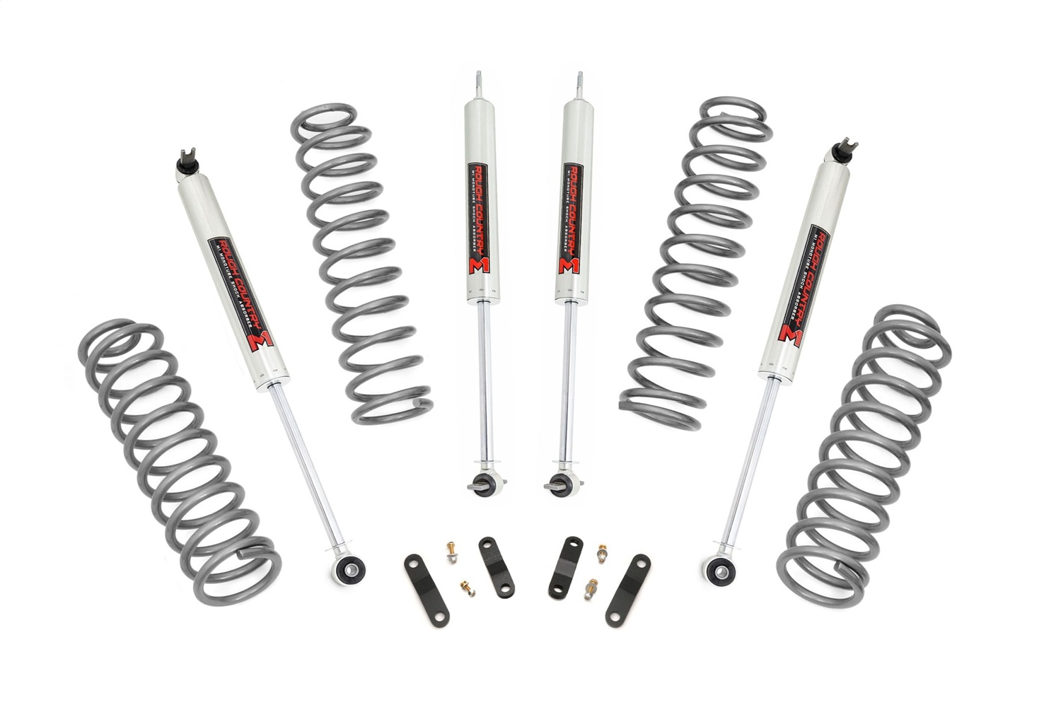 Rough Country 67940 - 2.5 Inch Lift Kit - Coils - M1 - Jeep Wrangler Unlimited 2WD/4WD (2007-2018)