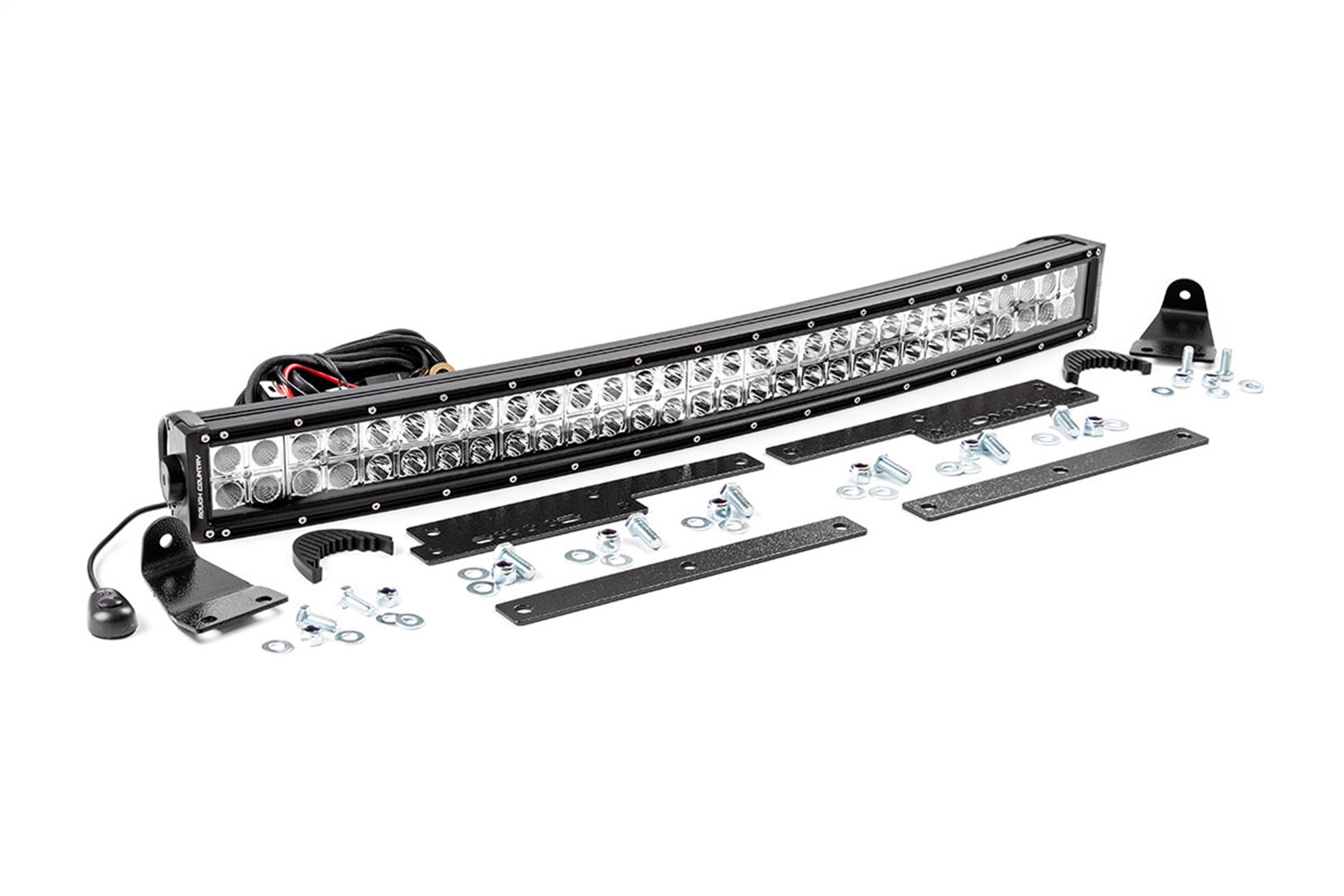 Rough Country 70624 - LED Light Kit - Behind Grille Mount - 30 inch Black Dual Row - White DRL - Chevy Silverado 1500 (14-15) Rough Country 70624 - LED Light Kit - Behind Grille Mount - 30 inch Black Dual Row - White DRL - Chevy Silverado 1500 (14-15)