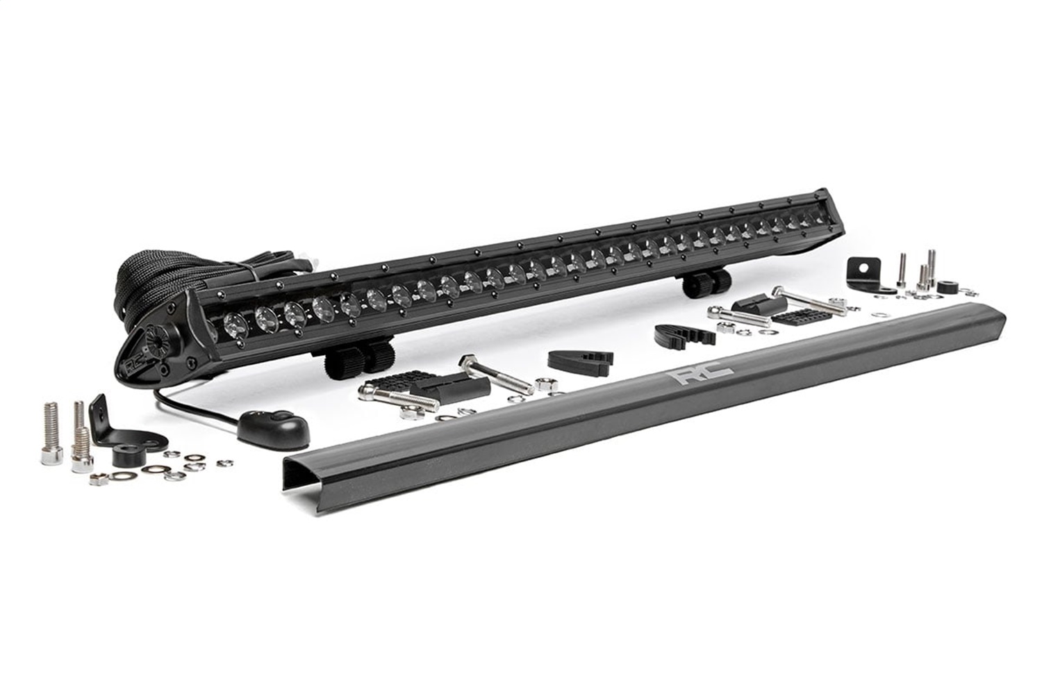 Rough Country 70730BL - 30 Inch Black Series LED Light Bar - Single Row Rough Country 70730BL - 30 Inch Black Series LED Light Bar - Single Row