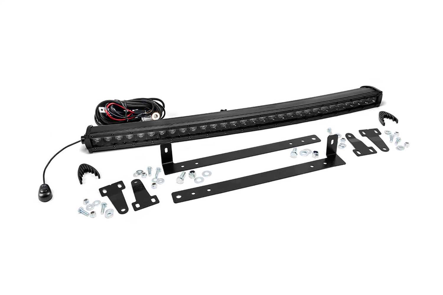 Rough Country 70661 - LED Light Kit - Grille Mount - 30 inch Black Single Row - Ford F-150 (09-14)