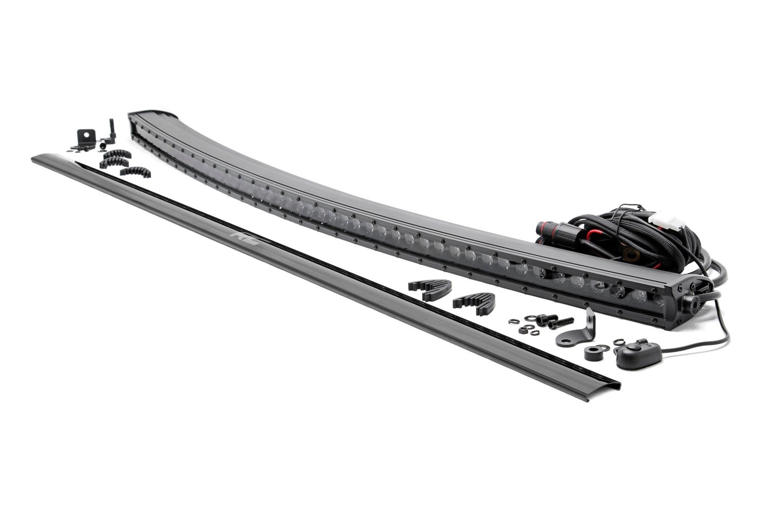 Rough Country 72750BL - 50 Inch Black Series LED Light Bar - Curved - Single Row Rough Country 72750BL - 50 Inch Black Series LED Light Bar - Curved - Single Row