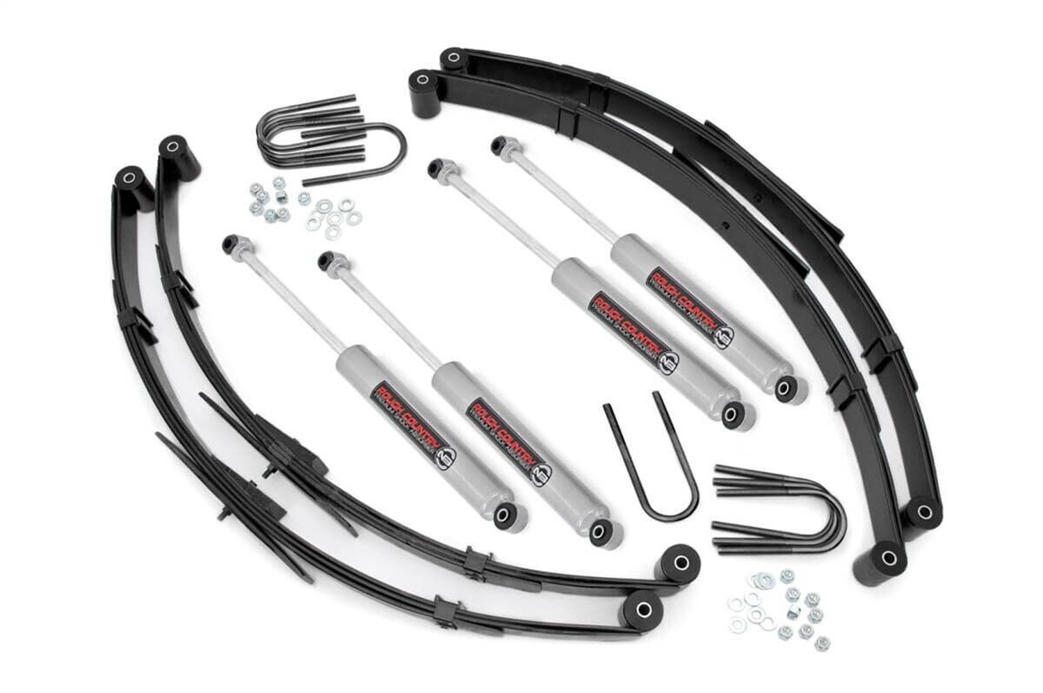 Rough Country 73530 - 4 Inch Lift Kit - Toyota Land Cruiser FJ40 4WD (1964-1980)