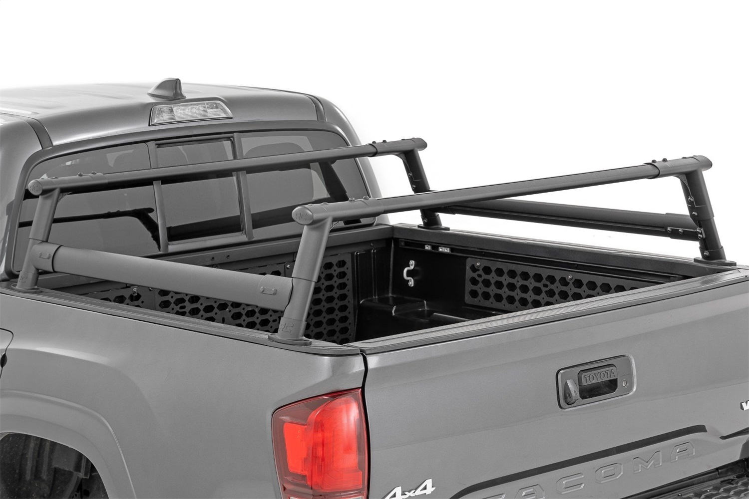 Rough Country 73115 - Bed Rack - Half Rack - Aluminum - Toyota Tacoma 2WD/4WD (2005-2023) Rough Country 73115 - Bed Rack - Half Rack - Aluminum - Toyota Tacoma 2WD/4WD (2005-2023)