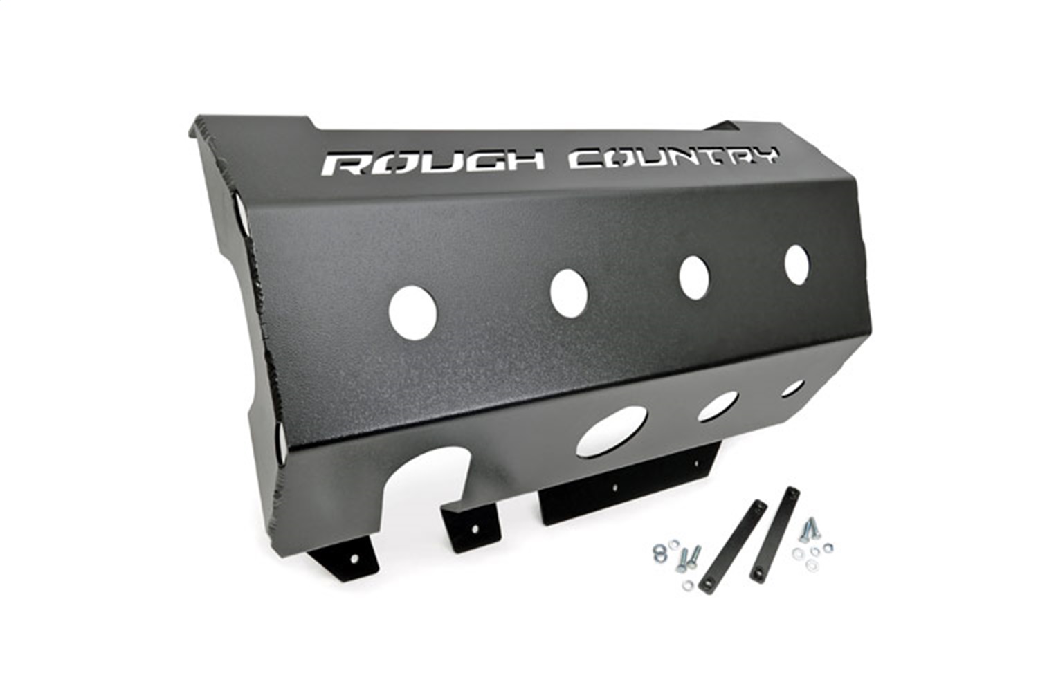 Rough Country 779 - Muffler Skid Plate - Jeep Wrangler JK/Wrangler Unlimited (2007-2018)