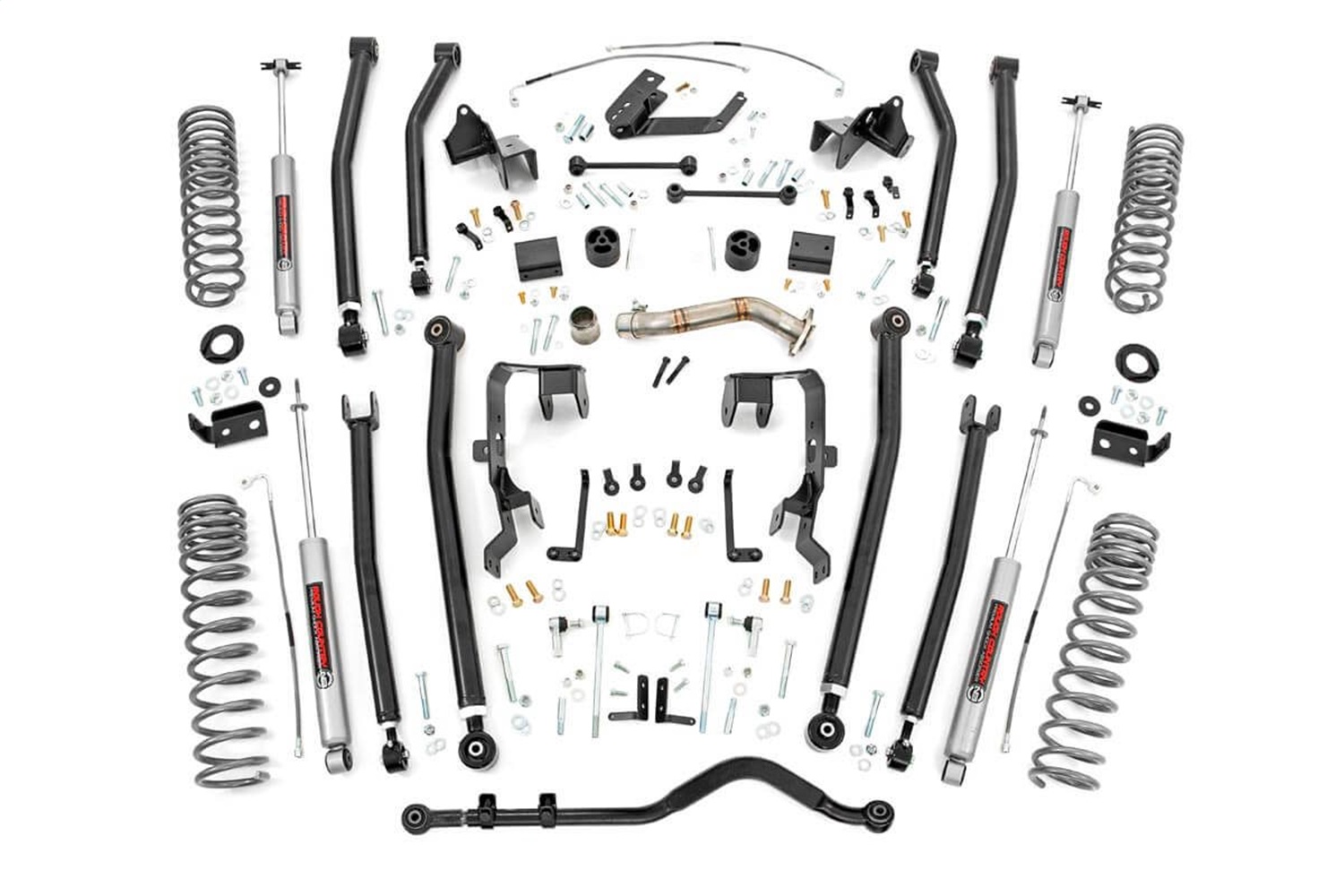 Rough Country 78630A - 4 Inch Lift Kit - Long Arm - Jeep Wrangler Unlimited 4WD (2012-2018) Rough Country 78630A - 4 Inch Lift Kit - Long Arm - Jeep Wrangler Unlimited 4WD (2012-2018)