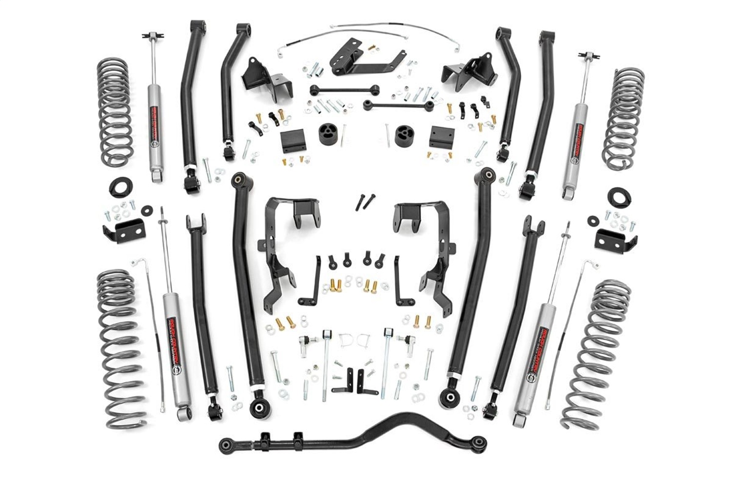 Rough Country 78530A - 4 Inch Lift Kit - Long Arm - Jeep Wrangler Unlimited 2WD/4WD (2007-2011) Rough Country 78530A - 4 Inch Lift Kit - Long Arm - Jeep Wrangler Unlimited 2WD/4WD (2007-2011)