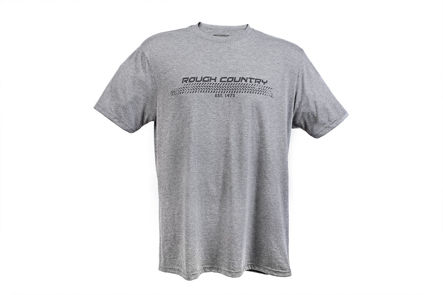 Rough Country 84077MM - T-Shirt - Horizontal Tread - Grey - MD Rough Country 84077MM - T-Shirt - Horizontal Tread - Grey - MD