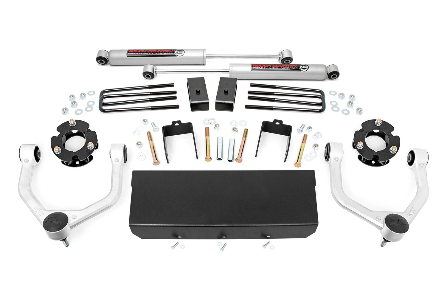 Rough Country 83630 - 3 Inch Lift Kit - N3 Shocks - Nissan Titan XD 2WD/4WD (2016-2024)